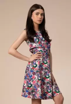 Rochie scurta Jayne Multicolora imagine