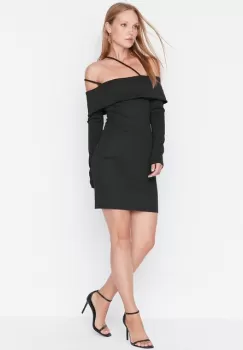 Rochie scurta neagra Salsa imagine