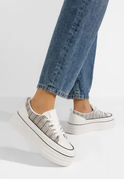 Tenisi cu platforma Martheia V2 negri imagine