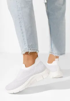 Tenisi Slip-On Milsena albi imagine