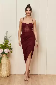 Rochie Admire Bordo imagine