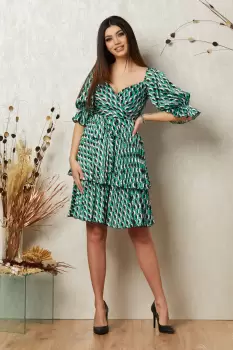 Rochie Ally Verde imagine