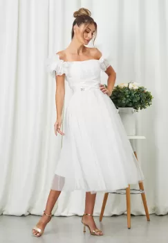 Rochie Asmina Alba imagine