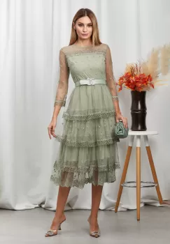 Rochie Bellissa Vernil imagine