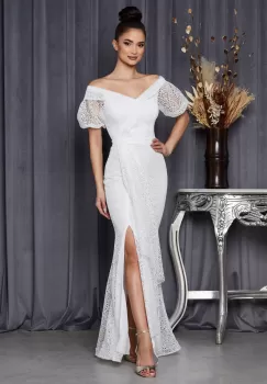Rochie Calliopia Alba imagine