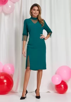 Rochie Carlia Verde imagine