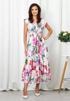 Rochie Carmen Multi Floral imagine