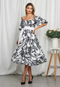 Rochie Daisy Gri imagine