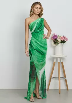 Rochie Dakota Verde Multi imagine