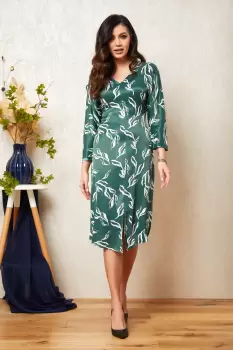 Rochie Dalary Verde imagine