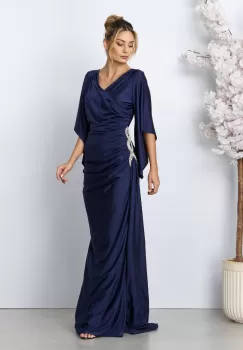 Rochie de ocazie Charlene Bleumarin imagine