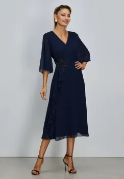 Rochie de ocazie Christa Bleumarin imagine