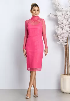 Rochie de ocazie Entella Ciclam imagine