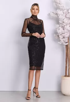 Rochie de ocazie Entella Neagra imagine