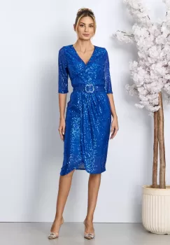 Rochie de ocazie Expression Albastra imagine