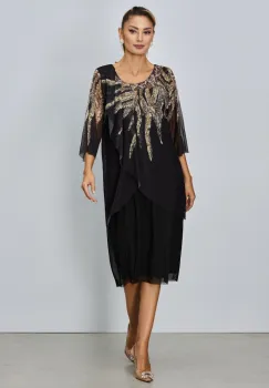 Rochie de ocazie Felicia Neagra  imagine