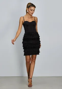 Rochie de ocazie Frezia Neagra imagine