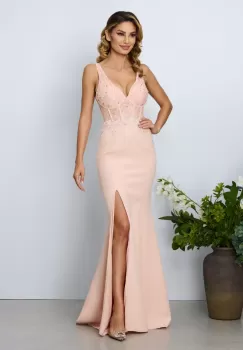 Rochie de ocazie Genovia Peach imagine