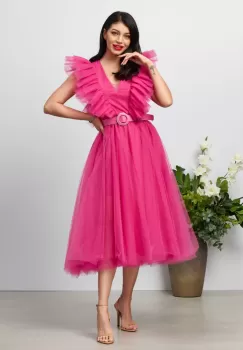 Rochie de ocazie Honey Fucsia imagine