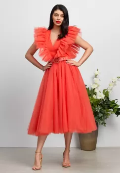 Rochie de ocazie Honey Orange imagine