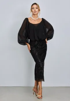 Rochie de ocazie Indilla Neagra imagine