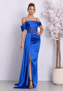 Rochie de ocazie Khalinda Albastra imagine