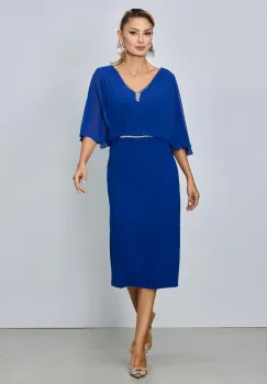 Rochie de ocazie Manuelle Albastra imagine