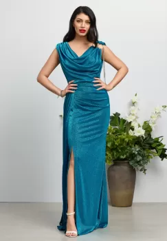 Rochie de ocazie Melody Turcoaz imagine