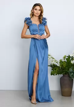 Rochie de ocazie Minelly Indigo imagine