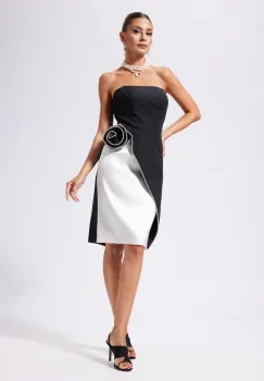 Rochie de ocazie Nasira Bicolora imagine