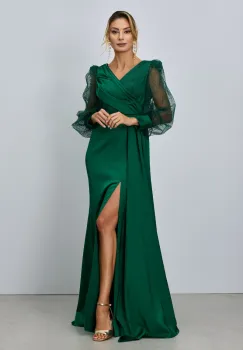 Rochie de ocazie Odda Verde imagine