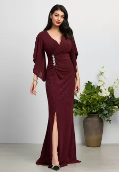 Rochie de ocazie Olimpia Bordo imagine