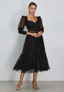 Rochie de ocazie Poeme Neagra imagine