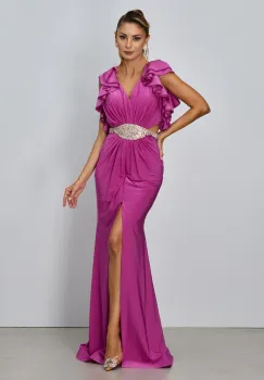 Rochie de ocazie premium Berenice Fucsia imagine