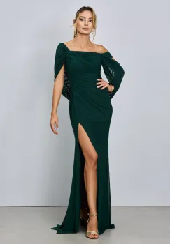 Rochie de ocazie premium Brooklyn Verde imagine