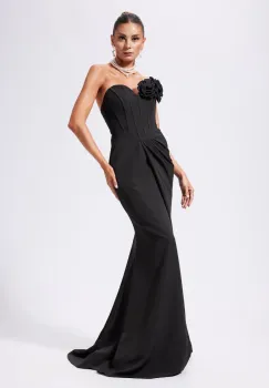 Rochie de ocazie premium Effect Neagra imagine