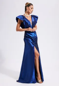 Rochie de ocazie premium Fransisca Bleumarin imagine