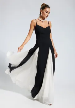 Rochie de ocazie premium Isola Bicolora imagine