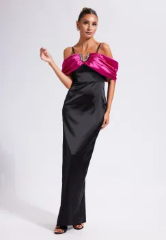 Rochie de ocazie premium Lashelle Neagra imagine