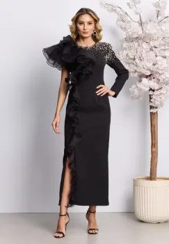 Rochie de ocazie premium Ludovica Neagra imagine