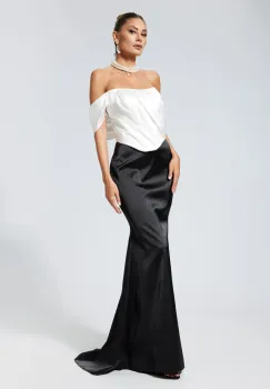 Rochie de ocazie premium Mallorca Bicolora imagine