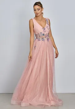 Rochie de ocazie premium Ramada Roz imagine