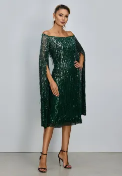 Rochie de ocazie premium Yadira Verde imagine
