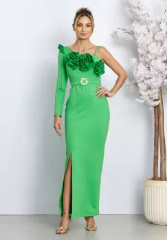 Rochie de ocazie Soledad Verde Deschis imagine