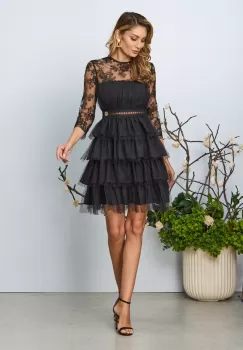 Rochie eleganta Amrah Neagra imagine
