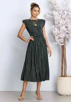 Rochie eleganta Carmella Kaki imagine