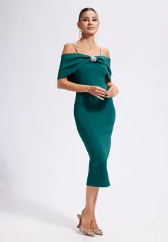 Rochie eleganta Corinne Verde imagine