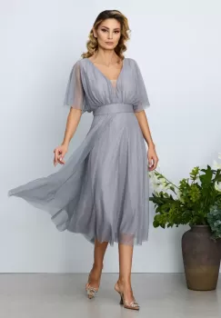 Rochie eleganta Darling Gri imagine