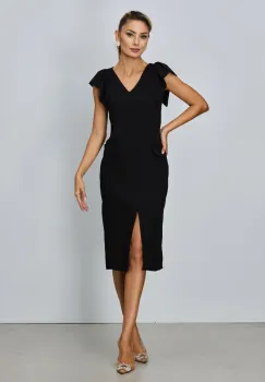 Rochie eleganta Fedora Neagra  imagine