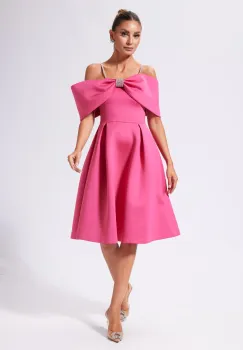 Rochie eleganta Fiance Ciclam imagine